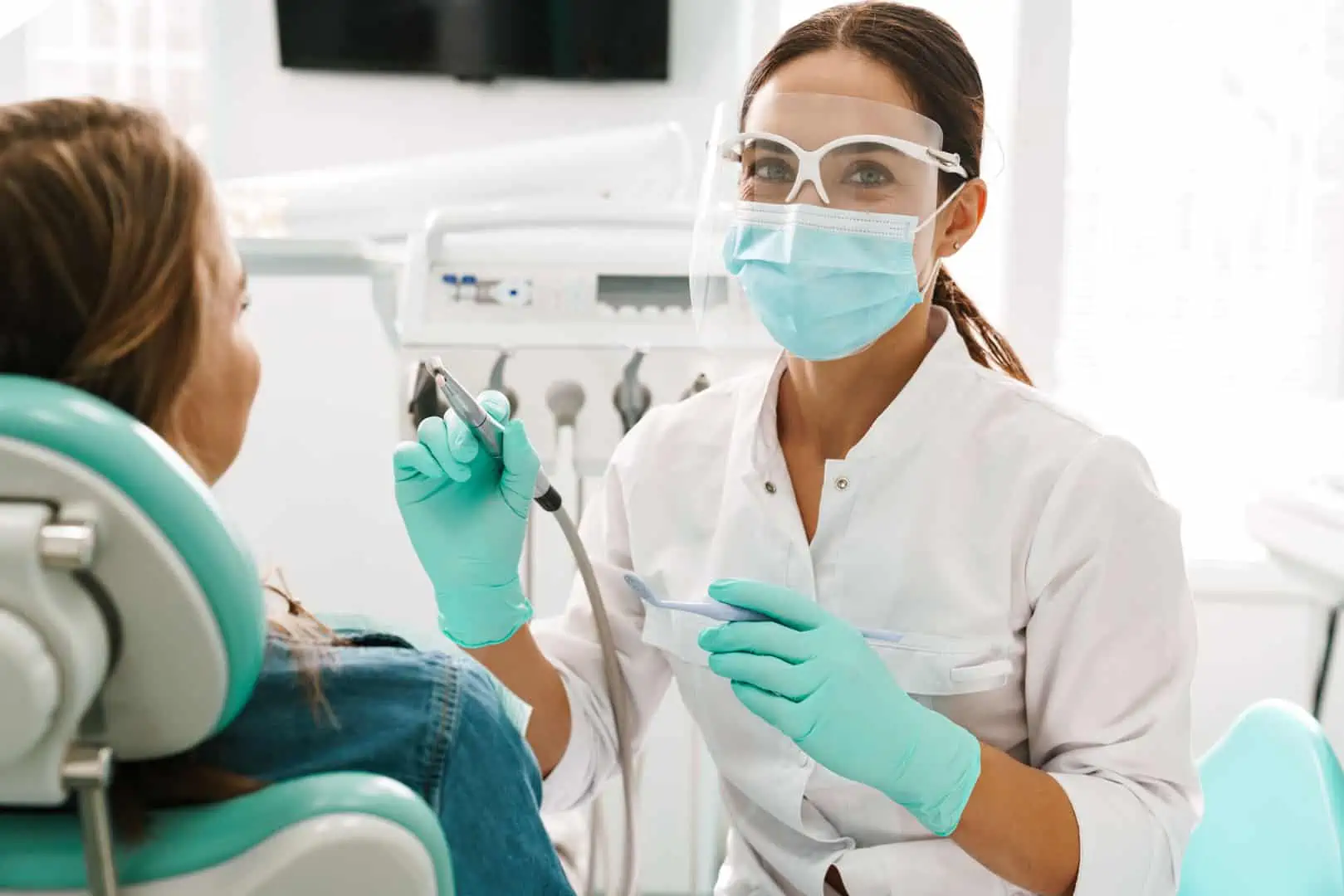 Dental cleaning and exam at Radiant Dentistry of Woburn